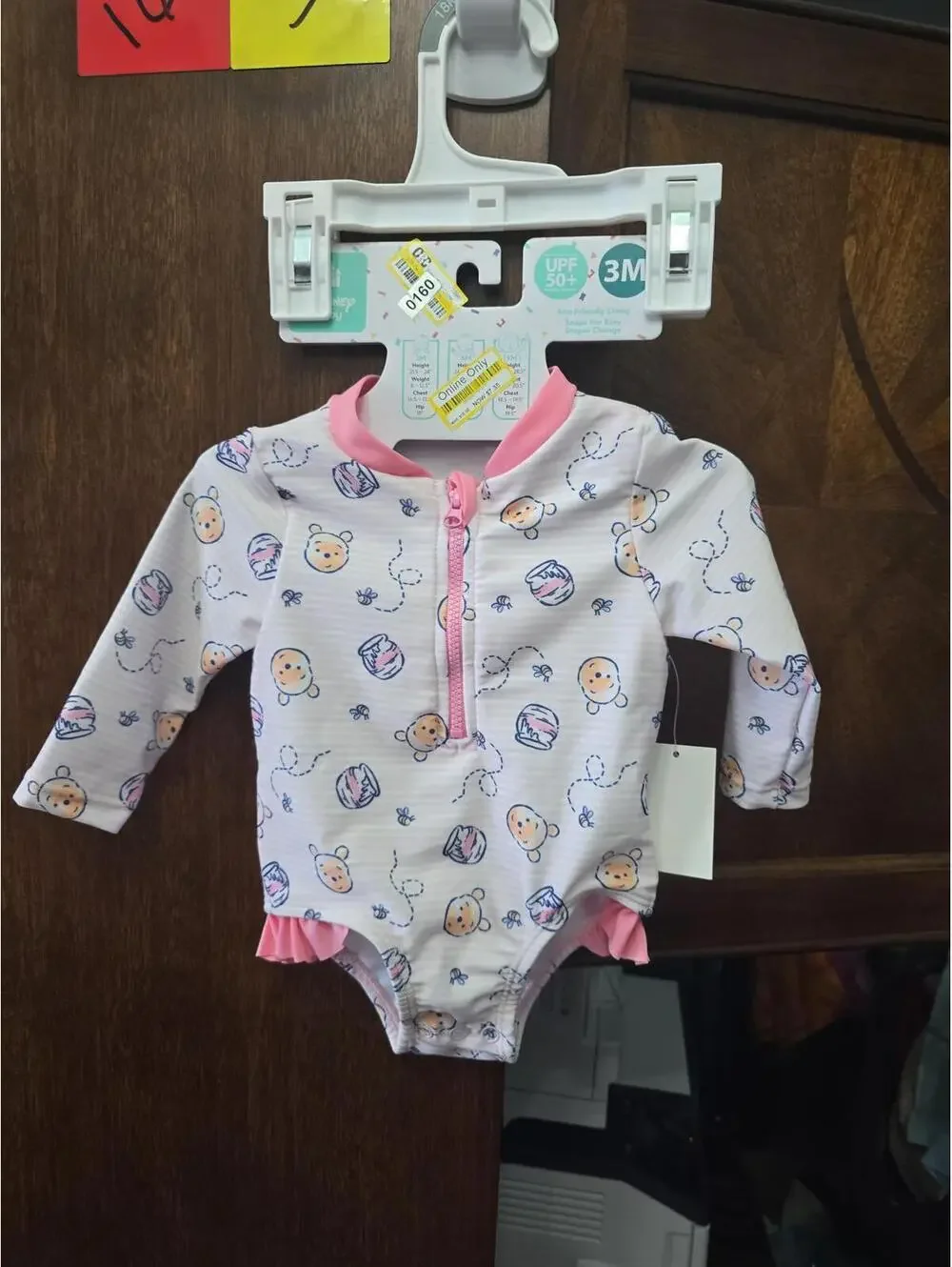 3m brand new disney baby, long sleeve, swimsuit rash guard item 160